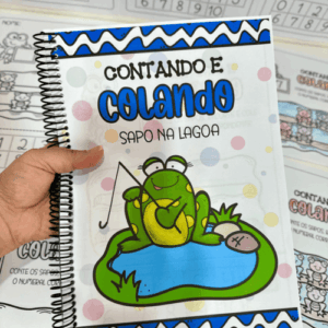 Apostilas Contando e Colando- Sapo na Lagoa