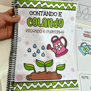 Apostilas Contando e Colando- Regando a Plantinha