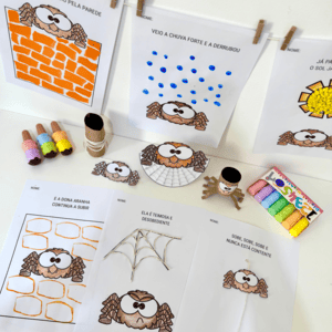 Kit de Atividades de Artes - Dona Aranha