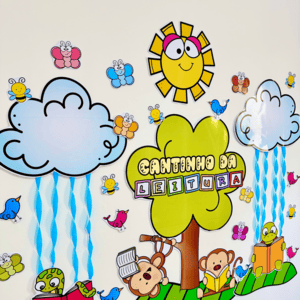 Painel Cantinho da Leitura