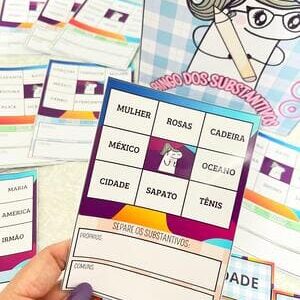 BINGO DOS SUBSTANTIVOS COMUNS E PRÓPRIOS