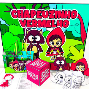 Kit Conto Chapeuzinho Vermelho