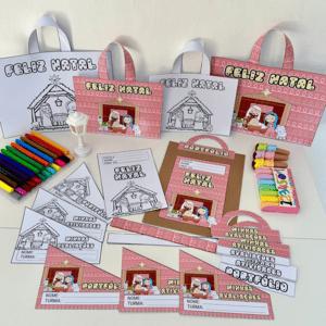 Kit Capas de Atividades tema Natal Cristão 2