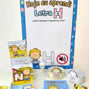 Kit História e Cartaz Letra “H”
