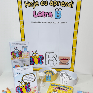 Kit História e Cartaz Letra “B”