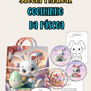 SACOLA MUSICAL COELHINHO DA PÁSCOA