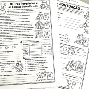 ð 1° e 2° Ano - Atividades 3 Porquinhos - Formas Geométricas